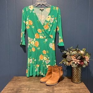 Floral cotton dress